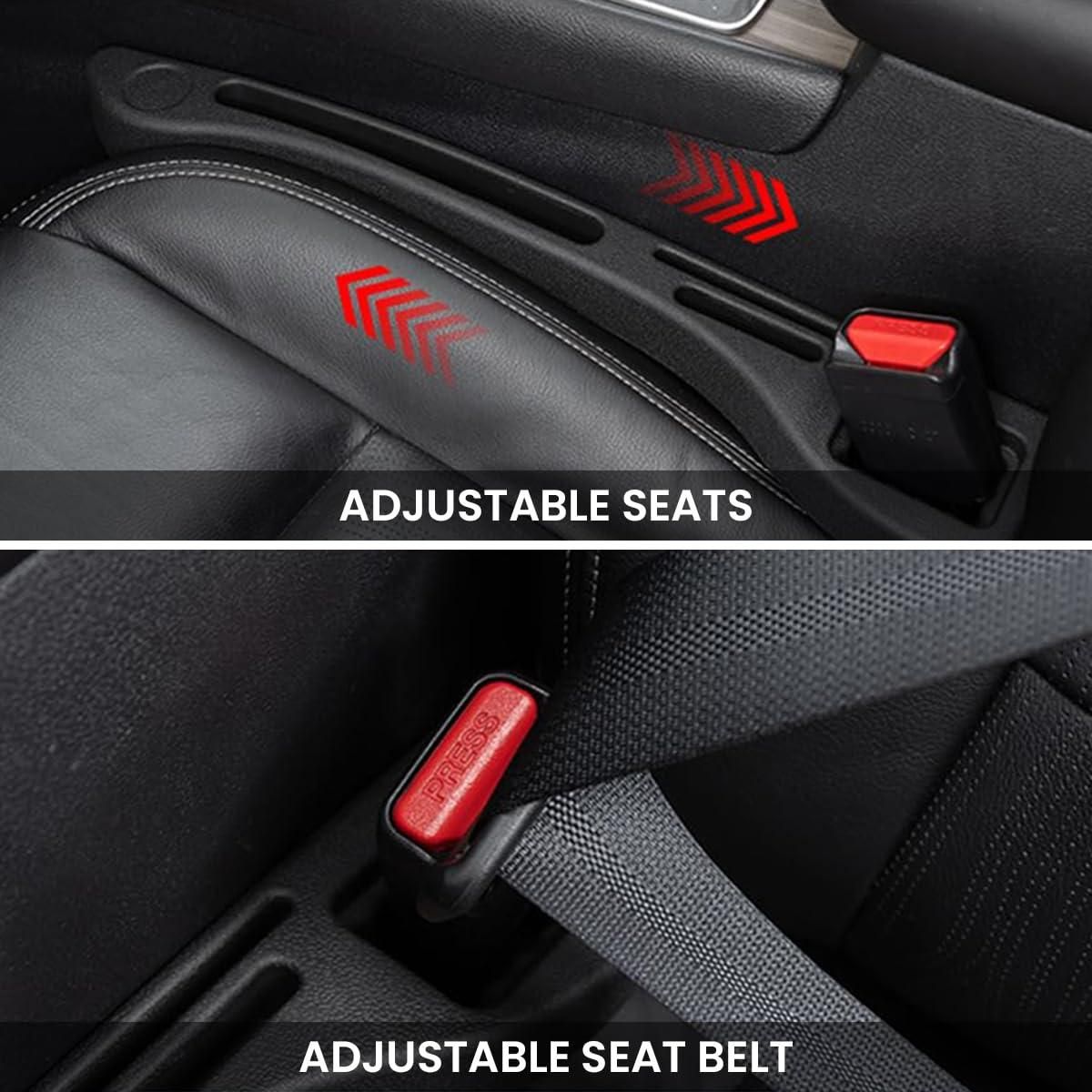 GapGuard Car Seat Organizer - EVA Gap Filler for Clutter-Free Driving
