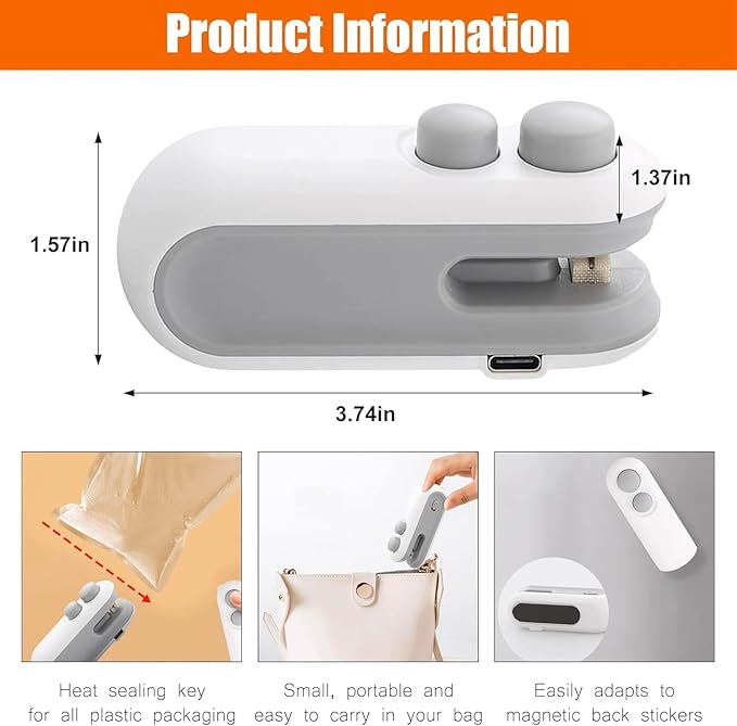 ClipHeat™ Mini USB Sealer & Cutter