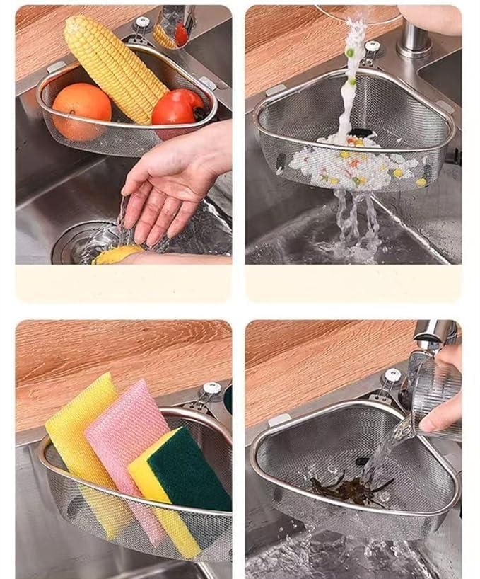 Cartkin Multifunction SS Kitchen Sink Drain Basket