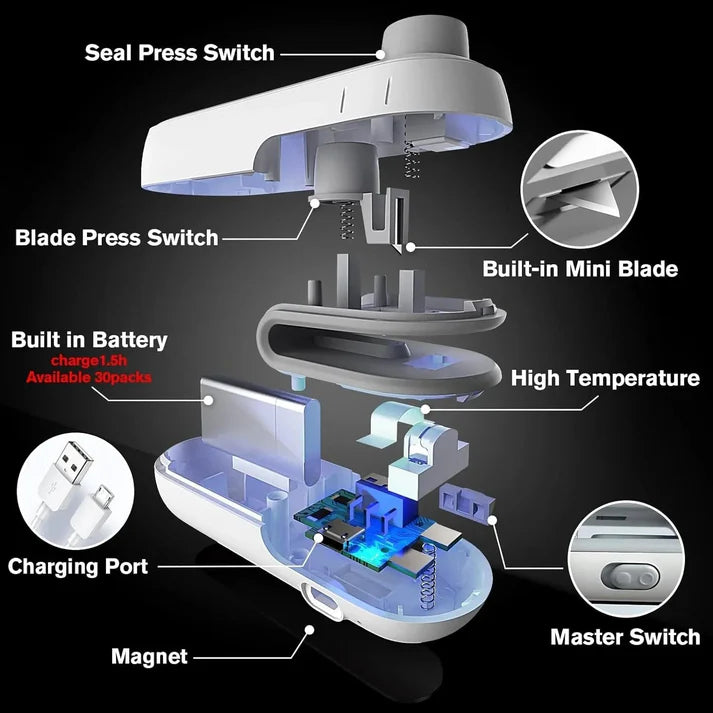 ClipHeat™ Mini USB Sealer & Cutter
