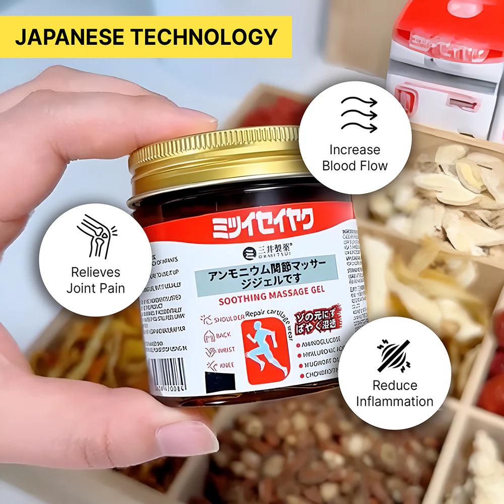 Instant Pain Relief Massage Gel - Japanese Technology - Now n India