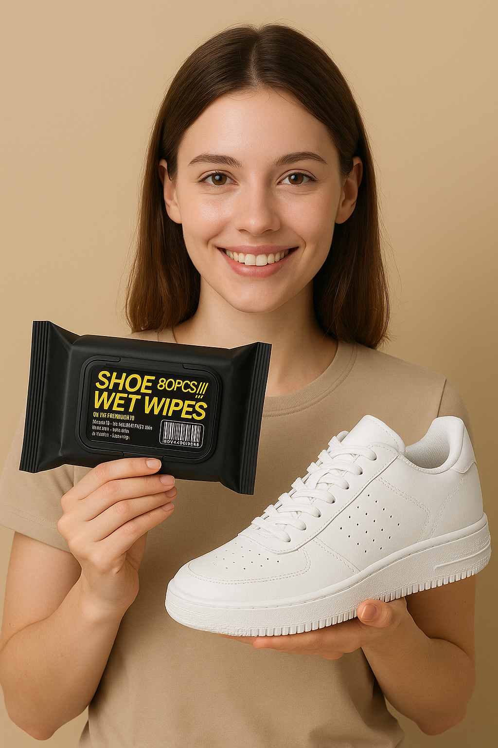 Instant OG formulated Sneaker & shoe wipes- 1 pack contains 80 nos.