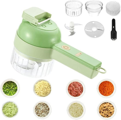 Cartkin 4-in-1 Portable Electric Veggie Cutter