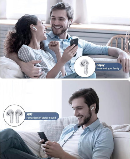 Ultrapods Pro 2 Wireless Earbuds – Bluetooth 5.3, LED Power Display