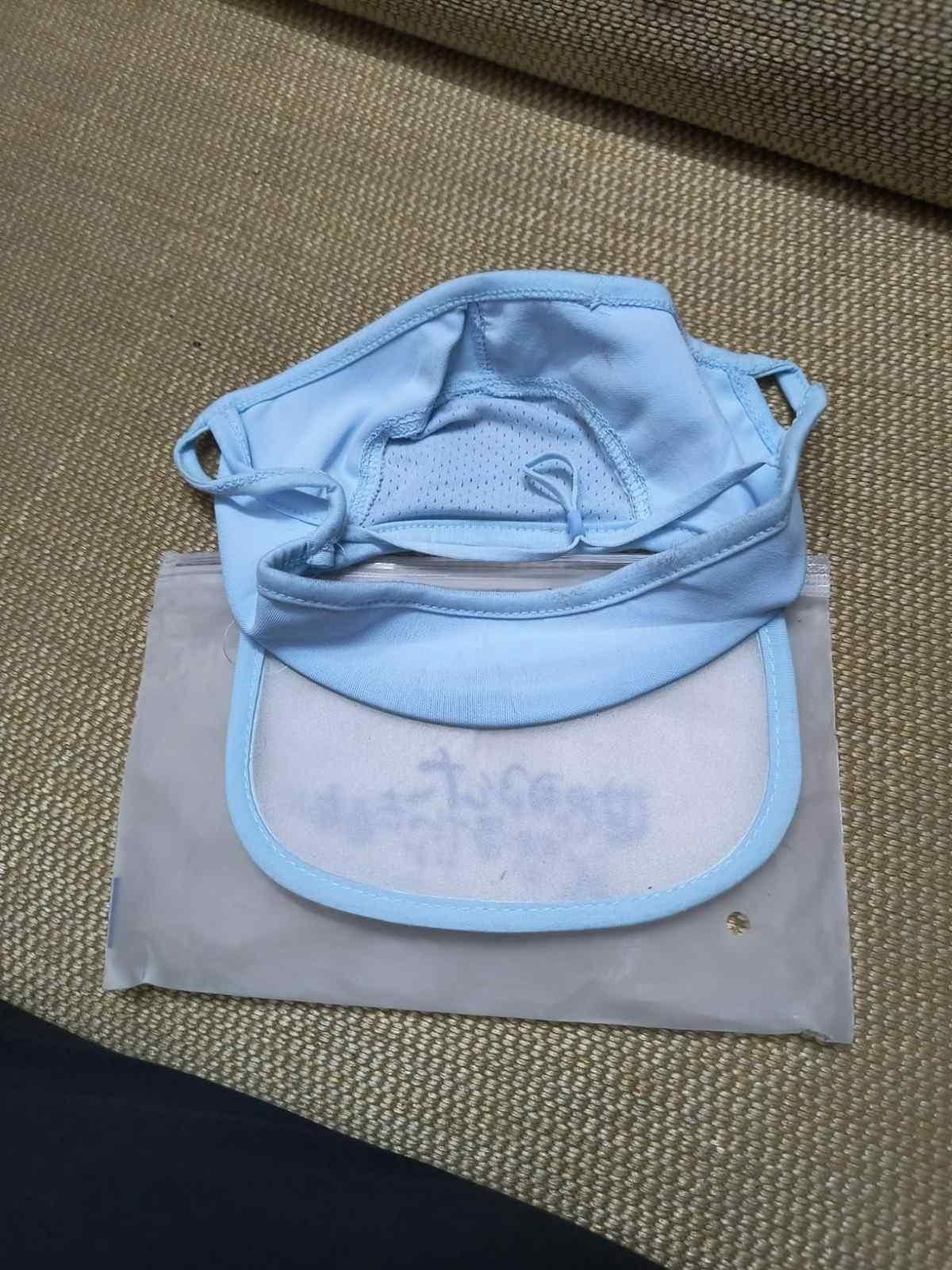 Korean Outdoor Cycling Sunshade Cap with Face Mask