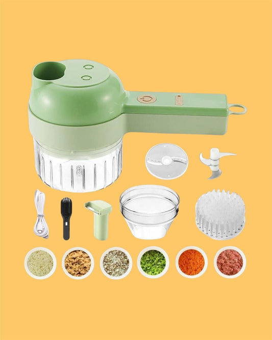 Cartkin 4-in-1 Portable Electric Veggie Cutter