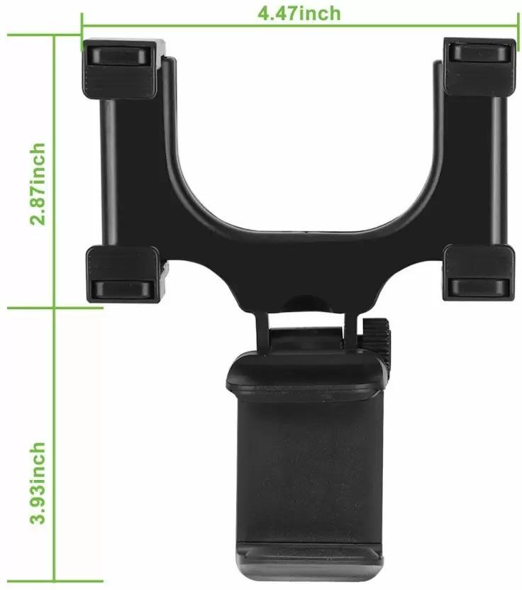 360° SmartPhone Holder for Car Rearview Mirror - Easy Navigation