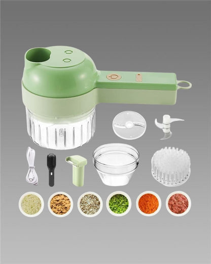 Cartkin 4-in-1 Portable Electric Veggie Cutter