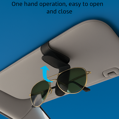 VisorClip™ Car Magnetic Leather Clip Holder - for Sunglass & Eyewear