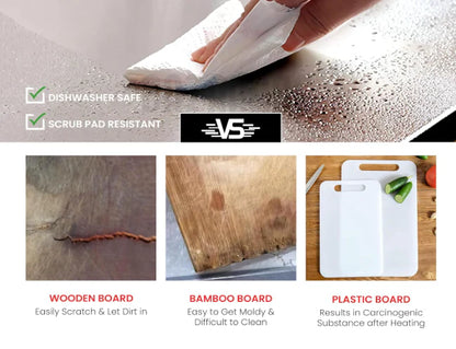 Premium SUS304 Kitchen Chopping Board - 35x31cm