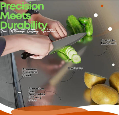 Premium SUS304 Kitchen Chopping Board - 35x31cm
